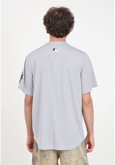 Camicia a maniche corte Oakland Athletics Nike Official Replica grigia da uomo NIKE | T7LM-FZRD-FZ-L23ATMOSPHERE GREY